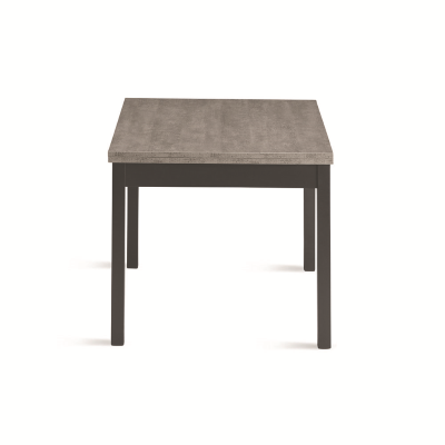 Wooden kitchen folding table from 90 cm to 180 cm concrete - UGO