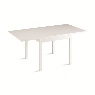 White ash book kitchen table from 90 cm to 180 cm white ash - UGO