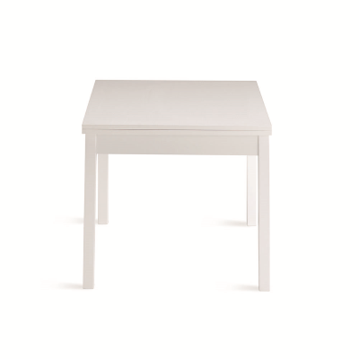 White ash book kitchen table from 90 cm to 180 cm white ash - UGO