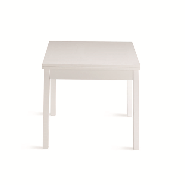 White ash book kitchen table from 90 cm to 180 cm white ash - UGO