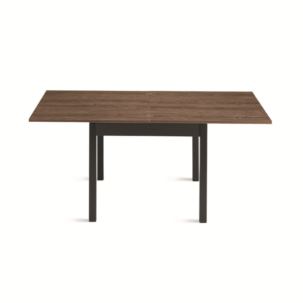 Tavolo in legno da cucina a libro da 90 cm a 180 cm Teak - UGO