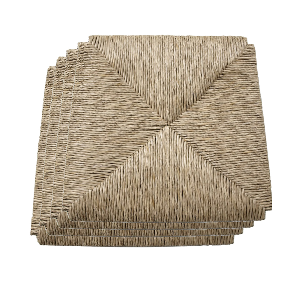 Remplacement du siège des chaises en paille de rivière ARTE POVERA 4 Pièces