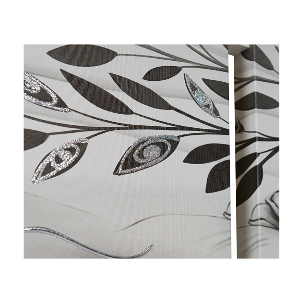 Quadro TRIS moderno su tela 65x146 cm telaio in legno tema Albero Della Vita