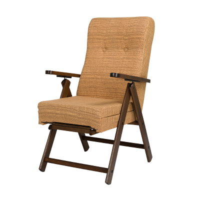 Fauteuil Molisana tissu sable - repose-pieds inclinable