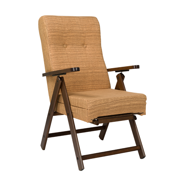 Fauteuil Molisana tissu sable - repose-pieds inclinable