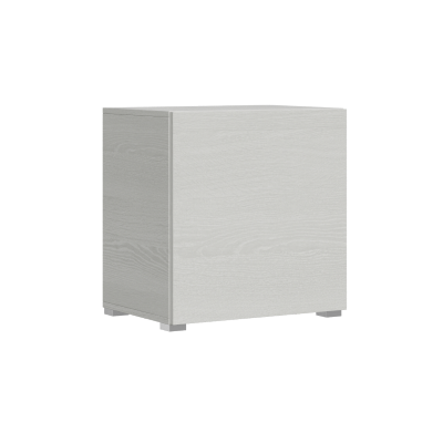 Wall unit with reversible ground base 60x60 Isoka white ash