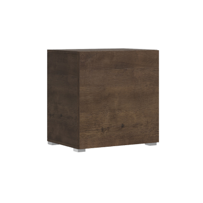 Wall unit with reversible ground base 60x60 Isoka walnut