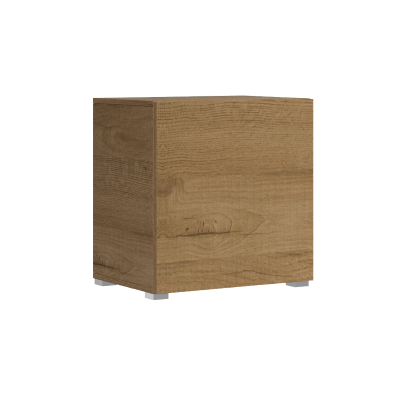 Wall unit with reversible ground base 60x60 Isoka oak nature