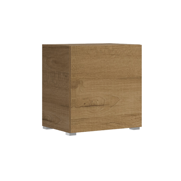 Wall unit with reversible ground base 60x60 Isoka oak nature