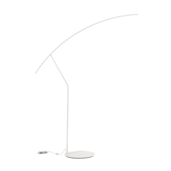 Modern LED floor lamp in FOLAGA White metal 146x202 cm