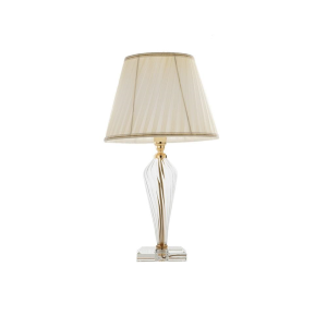 Lámpara de mesa VILLA en vidrio hecho a mano GOLD 25x47 cm