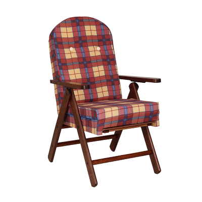Fauteuil repose-pieds AMALFI - tissu bordeaux inclinable