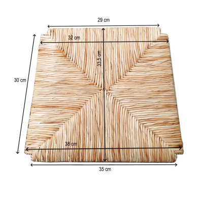 Ersatz für Sitz in Reisstroh für Stühle ARTE POVERA 2 Stück