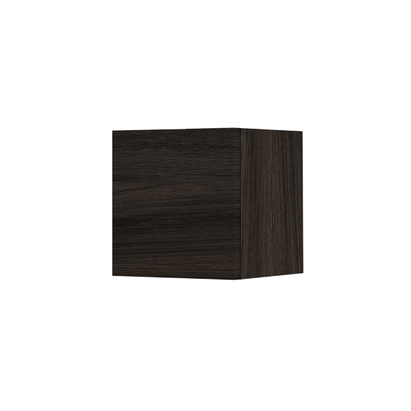 Suspended cube wall unit with Olmo Caffè door 30x30 cm
