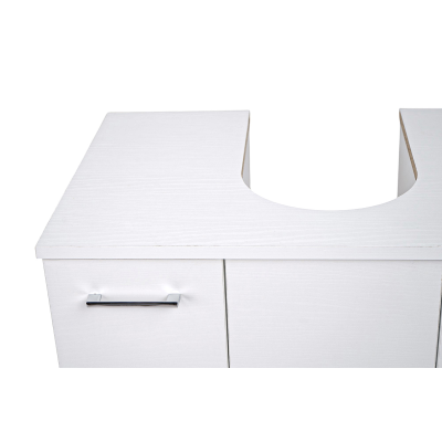 2-door 2-drawer under-sink column cover unit White Ash