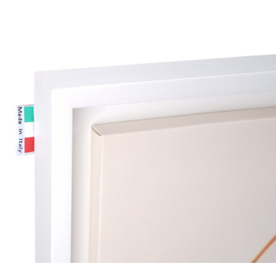 Tableau sur toile encadrée moderne 98x98 cm portrait de femme abstrait