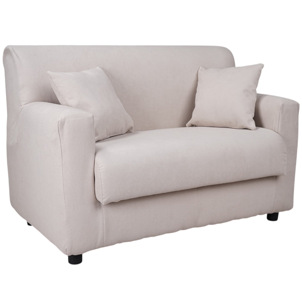 Sofá 2 plazas Avellana - tela desenfundable 124 cm BOLOGNA