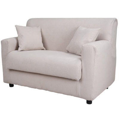 Sofá 2 plazas Avellana - tela desenfundable 124 cm BOLOGNA