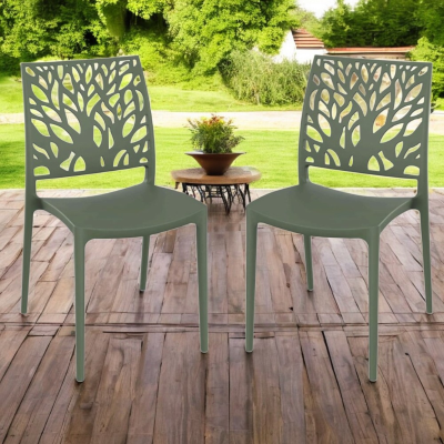 Stapelbarer Innen- oder Außenstuhl Salvia - ALEA 2 Stühle