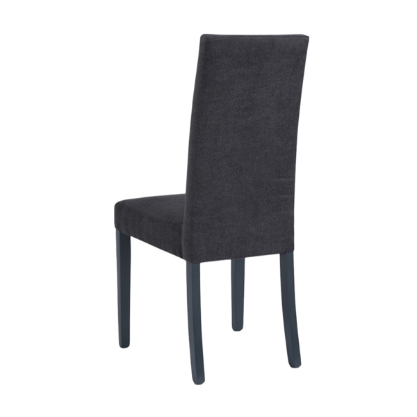Chaise de salle à manger en tissu anthracite DENVER - Lot de 2
