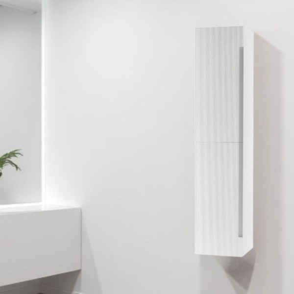 Reversible bathroom column h 160 cm White Larch RIGHE