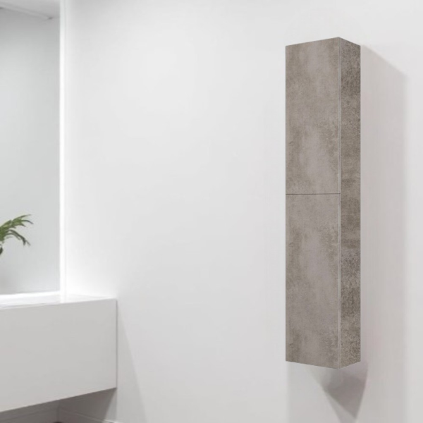 Reversible suspended column 30X160 cm with 2 doors Cement