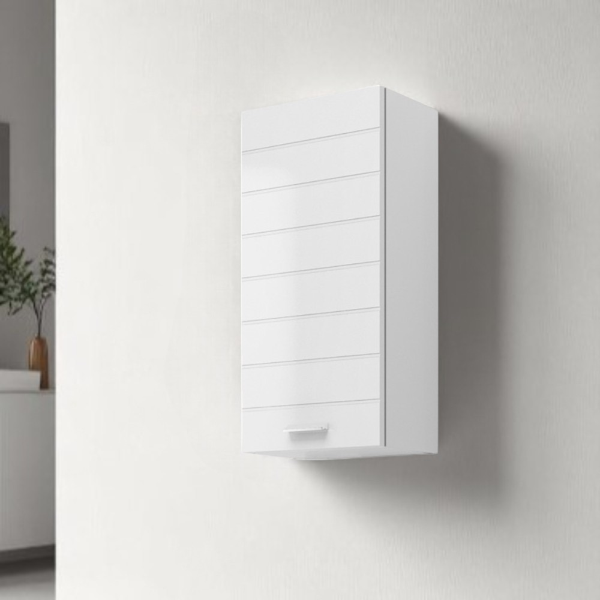 Single suspended wall unit RIGO 34x22 Glossy White