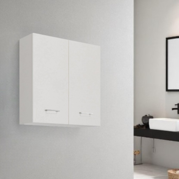Mueble suspendido doble GAIA 68x22 Blanco Brillo