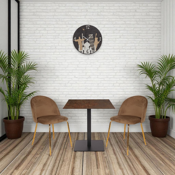 Orologio tondo da parete 30 cm in legno laminato RSN - MONUMENT 