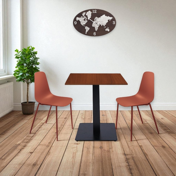 Wanduhr 70x45 cm Planisphäre aus RSN-Schichtholz