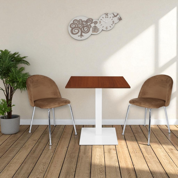 Laminated wooden wall clock 80x40 cm swallows TRS