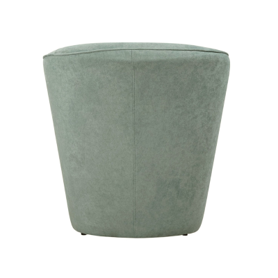 Fauteuil vert menthe en tissu anti-taches 
