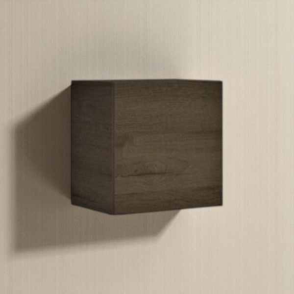 Isoka walnut reversible cubotto wall unit 60x60