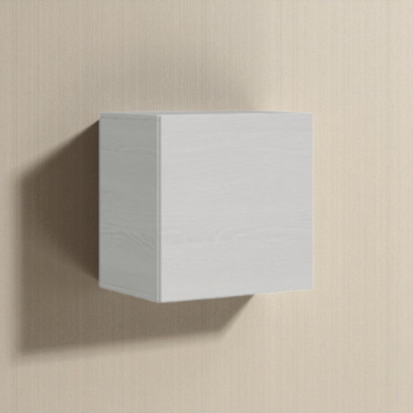 Isoka white ash cubotto reversible wall unit 60x60