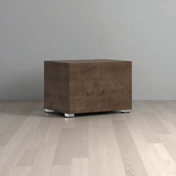 Drop-down base with feet 60x40 Isoka walnut
