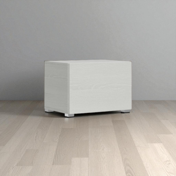 Base ribalta con piedini 60x40 Isoka Bianco Frassino