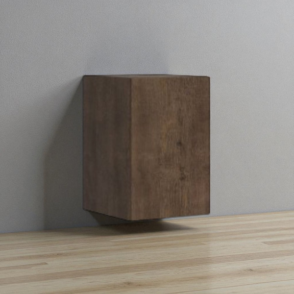 Isoka reversible vertical wall unit 40x60 walnut