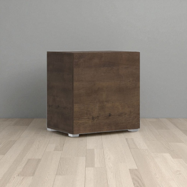 Wall unit with reversible ground base 60x60 Isoka walnut