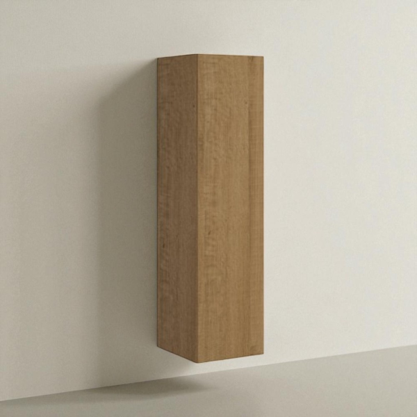 Isoka vertical wall unit height 154 reversible natural oak