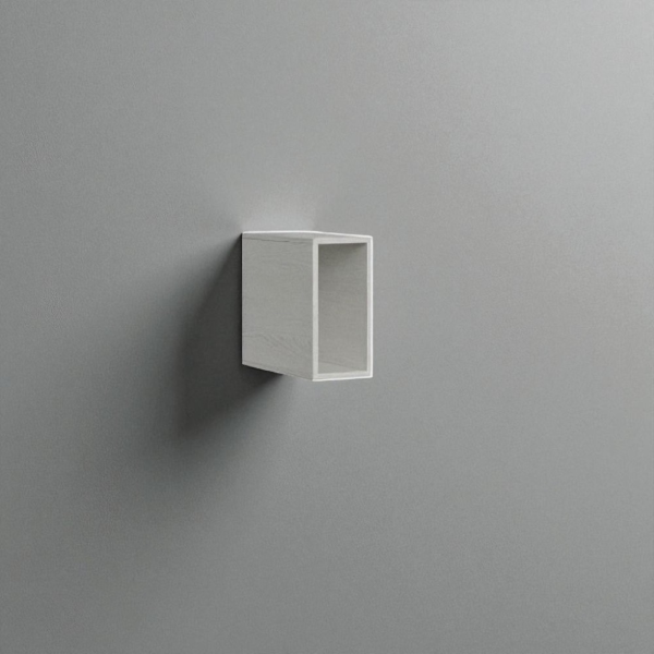 Isoka white ash open wall unit 20x40