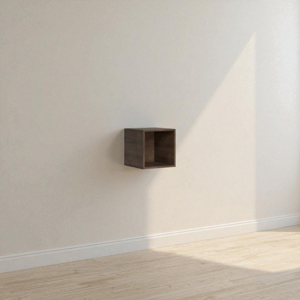 Isoka open wall unit 40x40 walnut