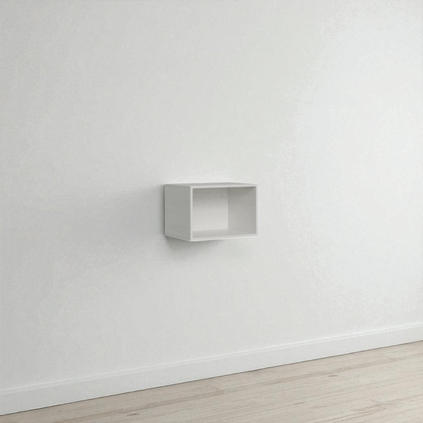 Isoka open cabinet 60x40 white ash