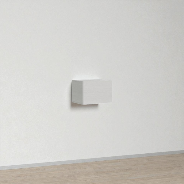 Wall unit with vasistas opening 60x40 cm Isoka white