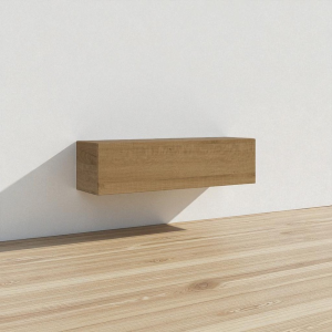 Horizontal wall unit with vasistas door 154 cm Isoka oak nature