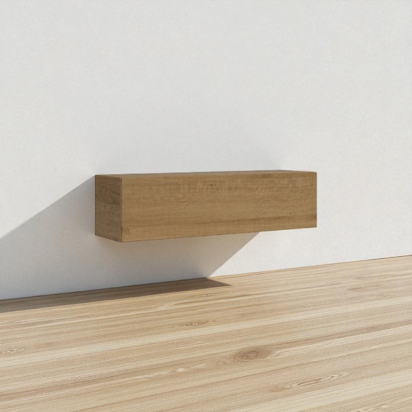 Horizontal wall unit with vasistas door 154 cm Isoka oak nature