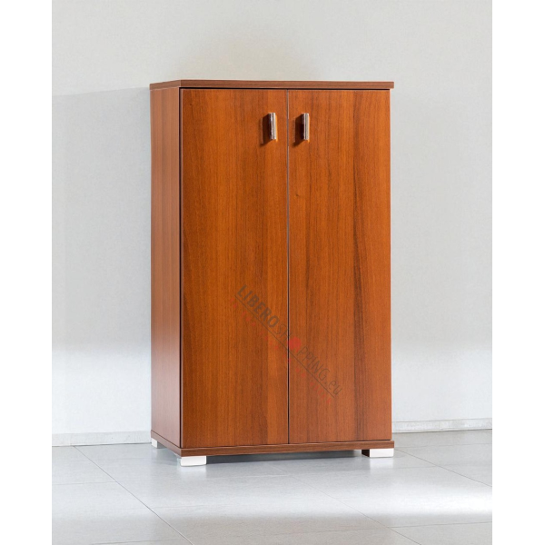 Mobile scarpiera in legno a due ante 53x91h cm Noce