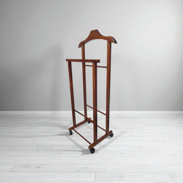 Indossatore appendiabiti da casa in legno NOCE