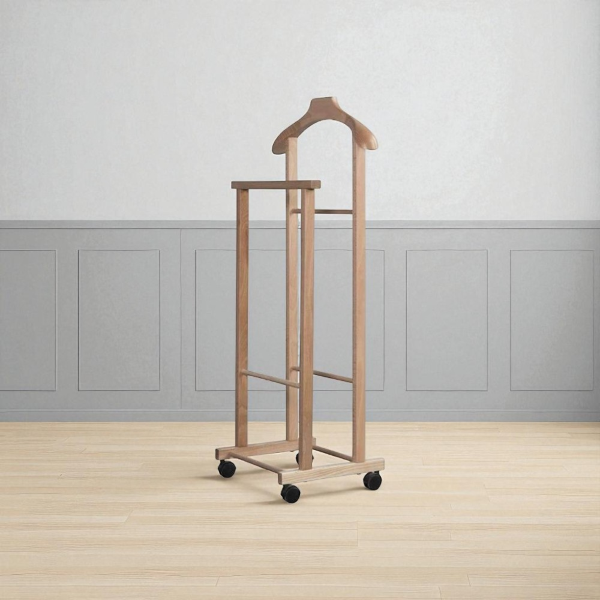 Indossatore appendiabiti da casa in legno NATURALE