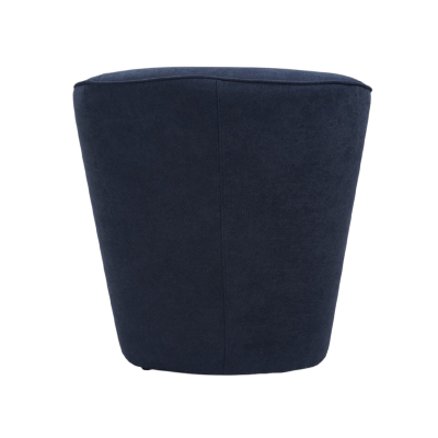 fauteuil moderne rembourré en tissu anti-taches bleu