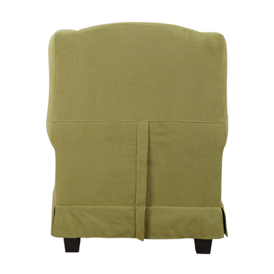 Poltrona imbottita BERGERE in tessuto sfoderabile Verde